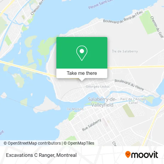 Excavations C Ranger map