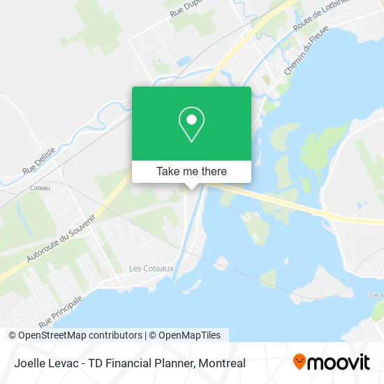 Joelle Levac - TD Financial Planner map