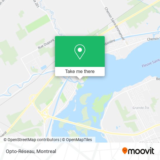 Opto-Réseau map