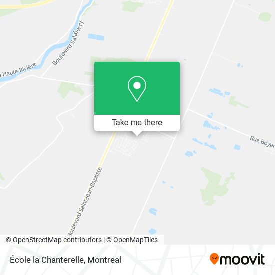 École la Chanterelle map