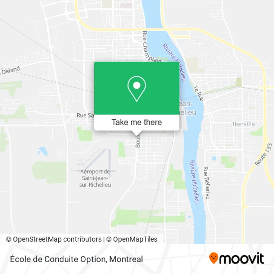 École de Conduite Option map