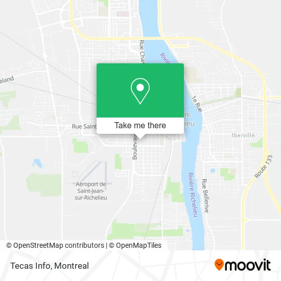 Tecas Info map