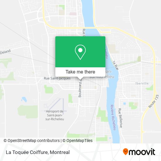 La Toquée Coiffure map