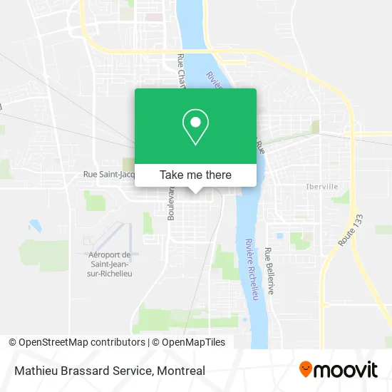 Mathieu Brassard Service map