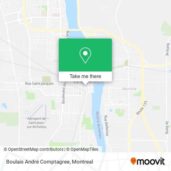 Boulais André Comptagree map