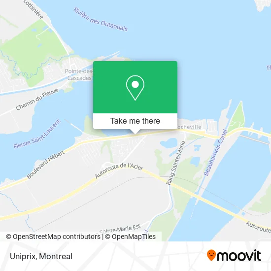 Uniprix map