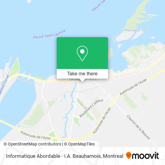 Informatique Abordable - I.A. Beauharnois map