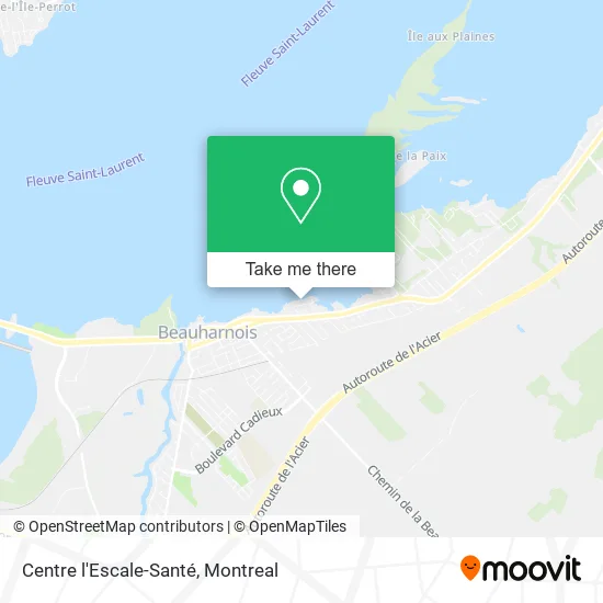 Centre l'Escale-Santé map