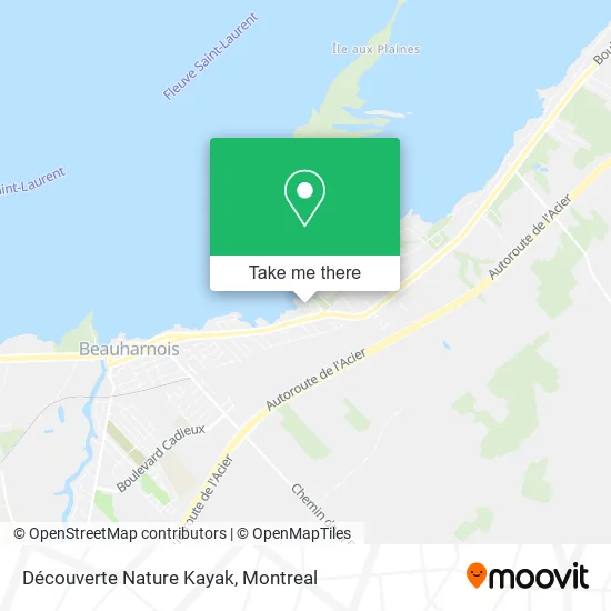 Découverte Nature Kayak map