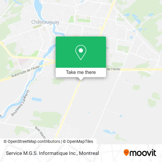 Service M.G.S. Informatique Inc. map