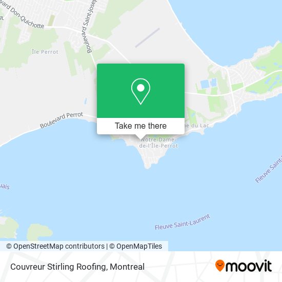 Couvreur Stirling Roofing map