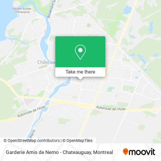 Garderie Amis de Nemo - Chateauguay map