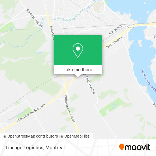 Lineage Logistics map