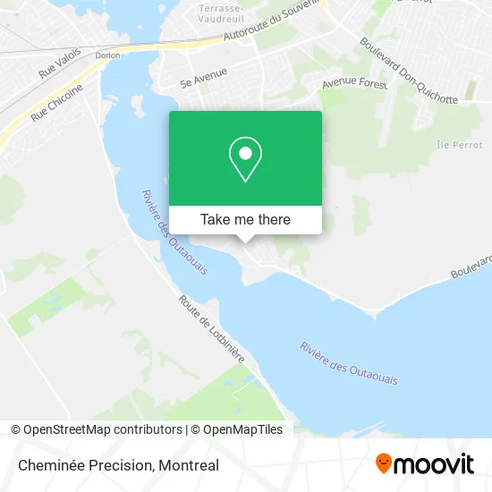 Cheminée Precision map