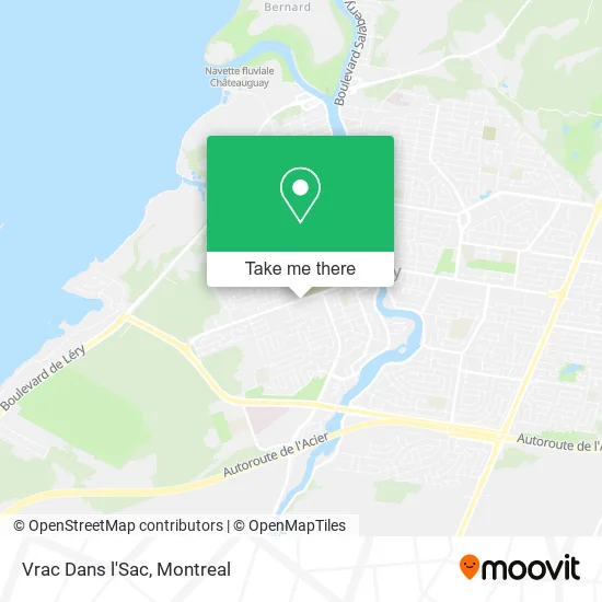 Vrac Dans l'Sac map