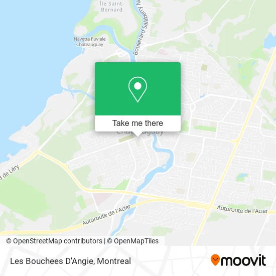Les Bouchees D'Angie map