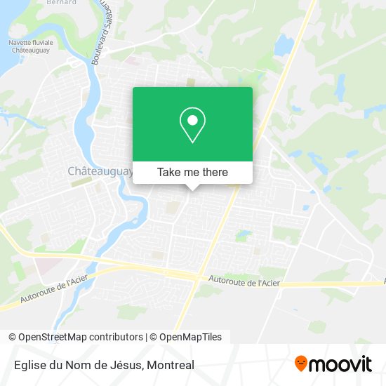 Eglise du Nom de Jésus map