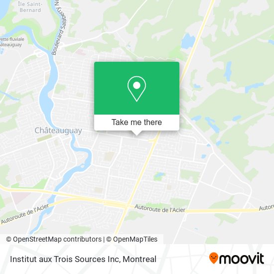 Institut aux Trois Sources Inc map