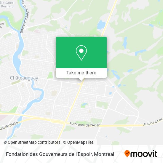 Fondation des Gouverneurs de l'Espoir map