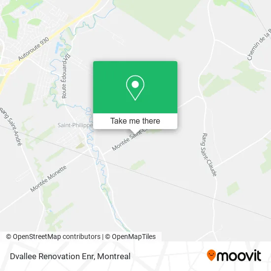 Dvallee Renovation Enr map