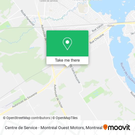 Centre de Service - Montréal Ouest Motors map