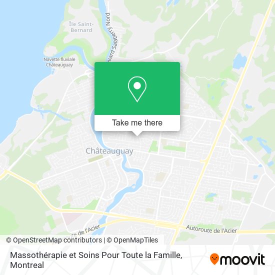 Massothérapie et Soins Pour Toute la Famille map