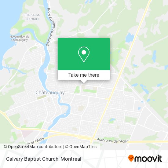 Calvary Baptist Church map