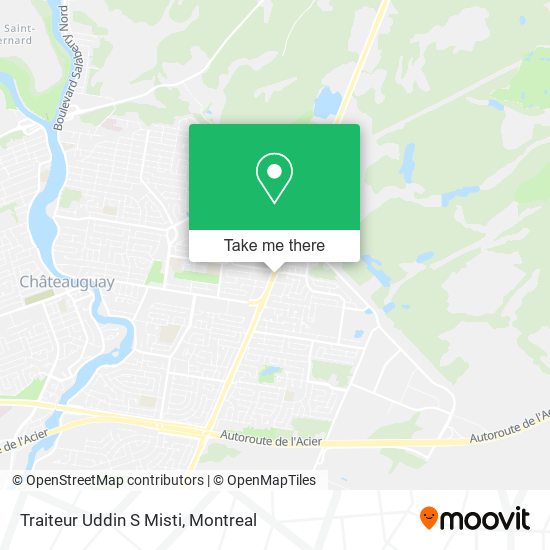 Traiteur Uddin S Misti map