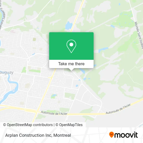 Arplan Construction Inc map