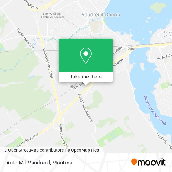 Auto Md Vaudreuil map