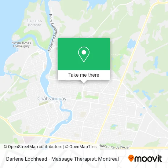 Darlene Lochhead - Massage Therapist map