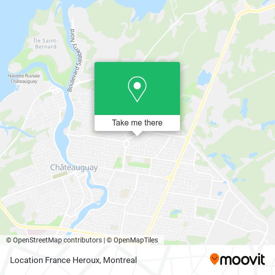 Location France Heroux map