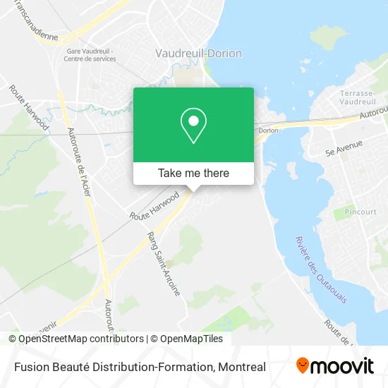 Fusion Beauté Distribution-Formation map