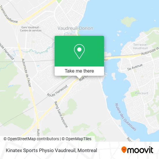 Kinatex Sports Physio Vaudreuil map