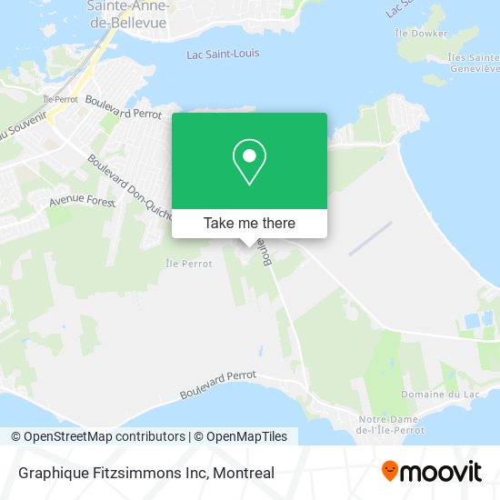 Graphique Fitzsimmons Inc map