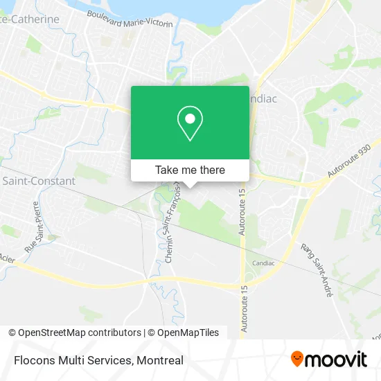 Flocons Multi Services map