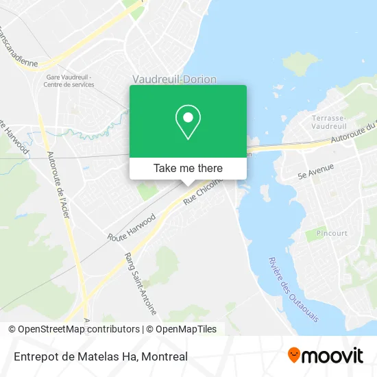 Entrepot de Matelas Ha map