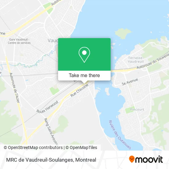 MRC de Vaudreuil-Soulanges map