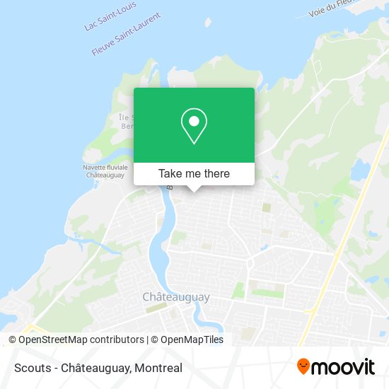 Scouts - Châteauguay map