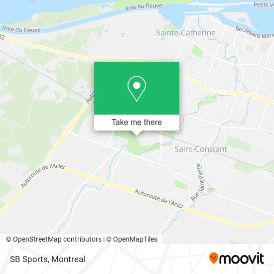 SB Sports map