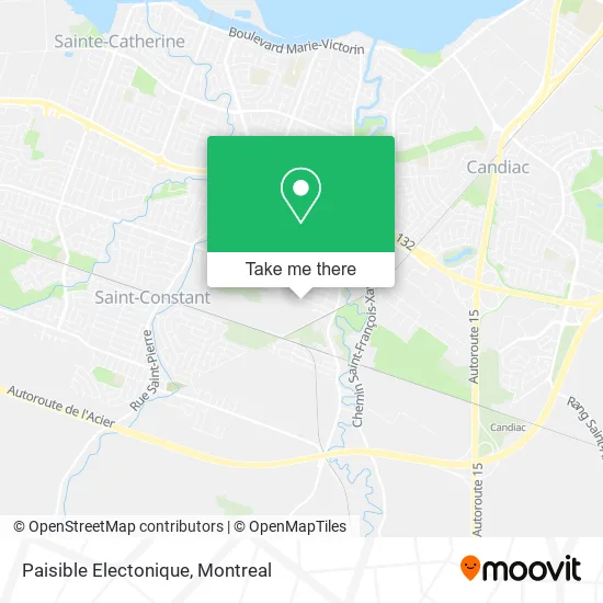 Paisible Electonique map