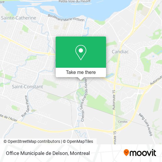 Office Municipale de Delson map