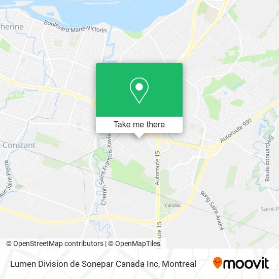 Lumen Division de Sonepar Canada Inc map