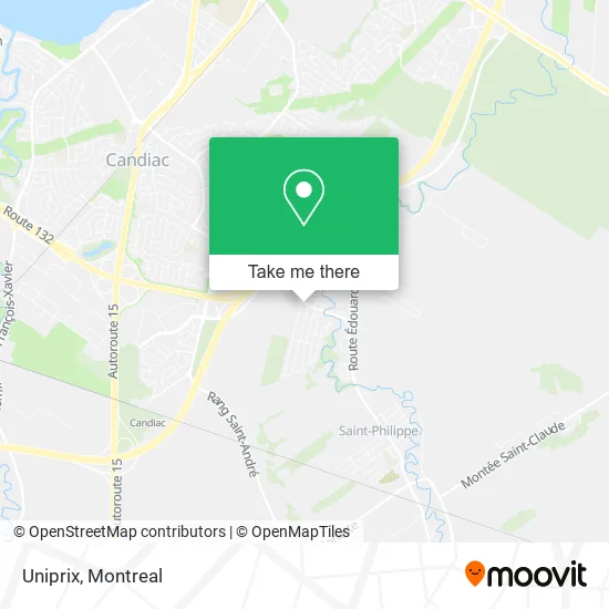 Uniprix map