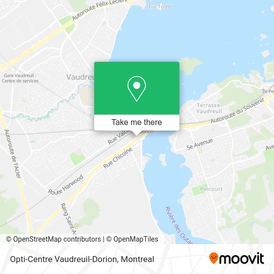 Opti-Centre Vaudreuil-Dorion map