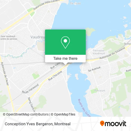 Conception Yves Bergeron map