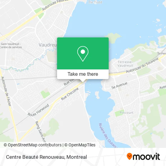 Centre Beauté Renouveau map