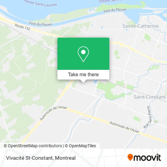 Vivacité St-Constant map