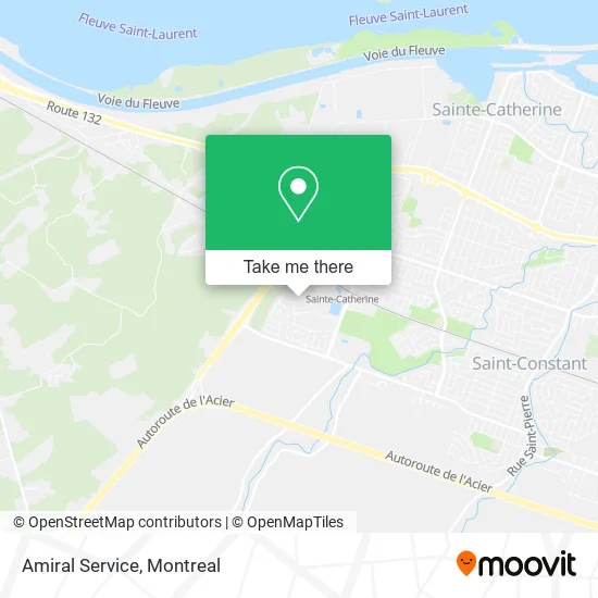 Amiral Service map