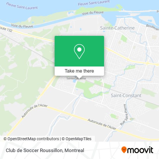 Club de Soccer Roussillon map